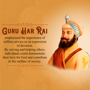 Guru Har rai ji Instagram flyer