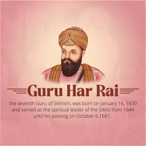 Guru Har rai ji ad post