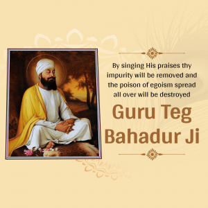 Guru Teg Bahadur poster