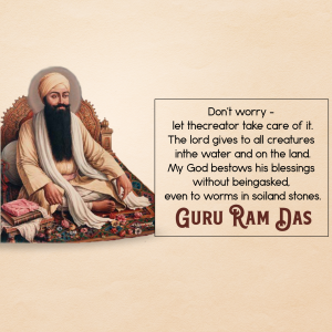 Guru Ram Das whatsapp status poster