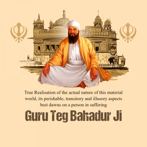 Guru Teg Bahadur Instagram banner