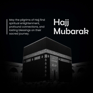 Hajj Mubarak Instagram banner