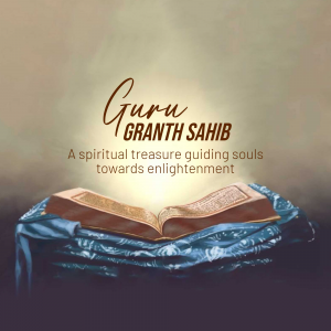 Guru Granth Sahib marketing poster