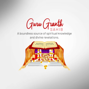 Guru Granth Sahib marketing flyer