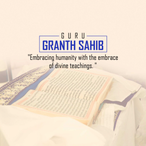 Guru Granth Sahib whatsapp status poster