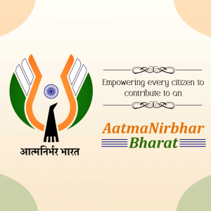 AatmaNirbhar Bharat advertisement banner