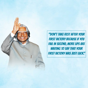 Dr. APJ Abdul Kalam Instagram flyer