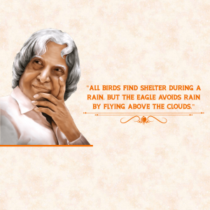 Dr. APJ Abdul Kalam marketing poster