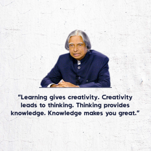 Dr. APJ Abdul Kalam Social Media poster