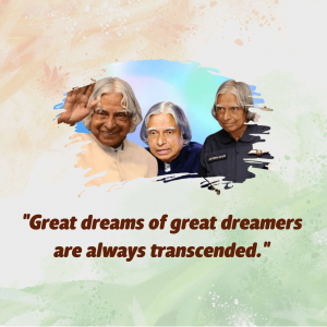 Dr. APJ Abdul Kalam whatsapp status poster