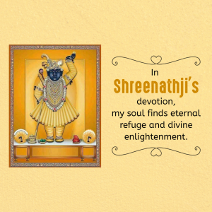 Shreenathji advertisement banner