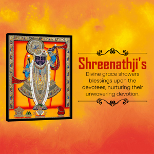 Shreenathji greeting image