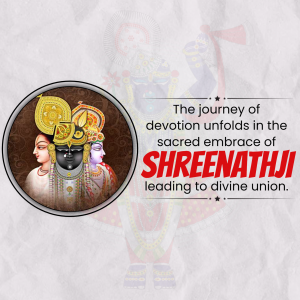 Shreenathji Social Media poster