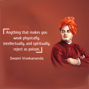 Swami Vivekananda Instagram flyer