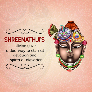 Shreenathji facebook ad banner