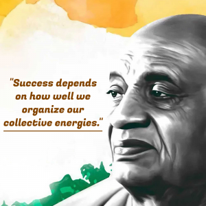 Sardar Vallabhbhai Patel whatsapp status poster