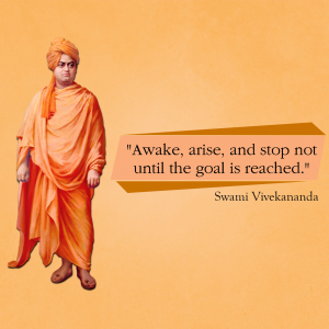 Swami Vivekananda Social Media poster