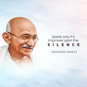 Gandhiji ad post