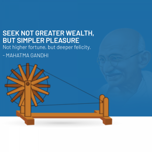 Gandhiji creative image