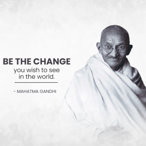 Gandhiji Social Media post