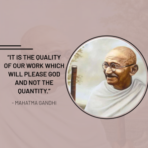 Gandhiji Instagram banner