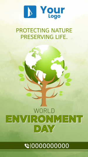 Environment Day Story Instagram banner