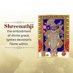 Shreenathji Facebook Poster