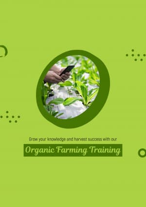 Organic promotional template