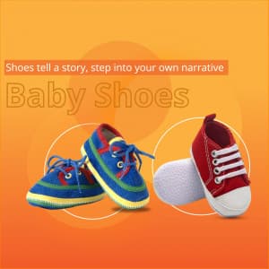 Baby Footwears promotional template