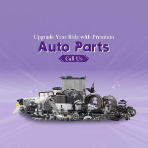 Spare Parts promotional template