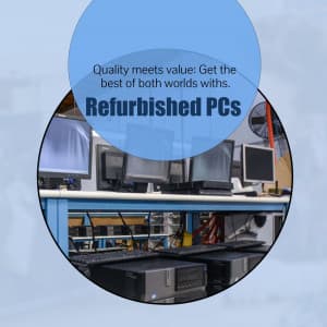 Refurbished Computer promotional poster