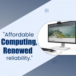 Refurbished Computer promotional post