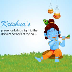 Krishna Social Media poster