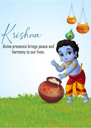 Krishna marketing flyer