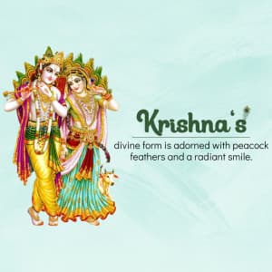 Krishna Facebook Poster