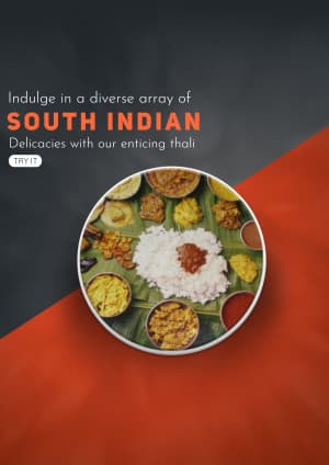 South Indian promotional template