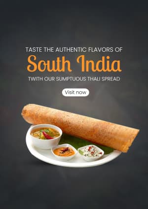 South Indian promotional post