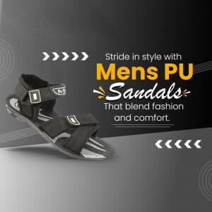 Men Sandals business flyer