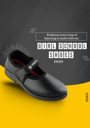 School Shoes marketing poster