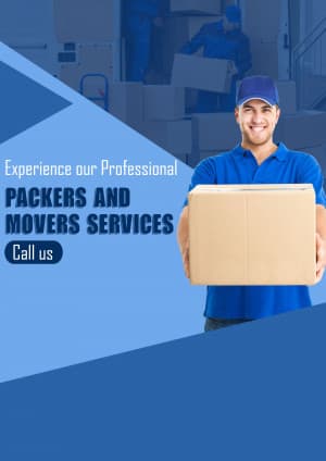 Packers and Movers business flyer