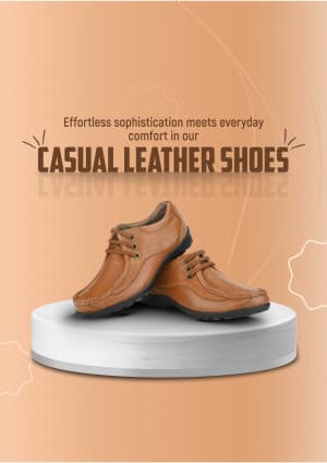 Leather Shoes marketing poster