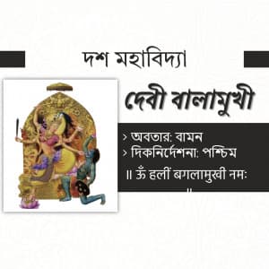 Dasha Mahavidya Facebook Poster