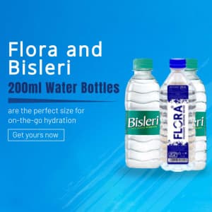 Water Bottle Supplier business template