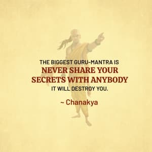 Chanakya Instagram flyer