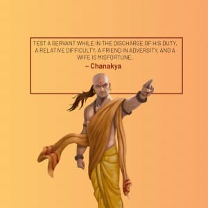 Chanakya ad post