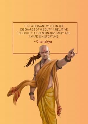 Chanakya greeting image