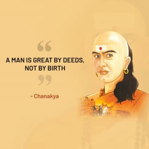 Chanakya Social Media poster