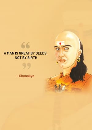 Chanakya marketing flyer