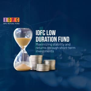 IDFC Mutual Fund business flyer