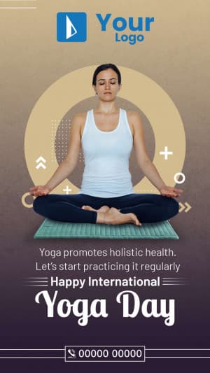 International Yoga Day Insta Story banner